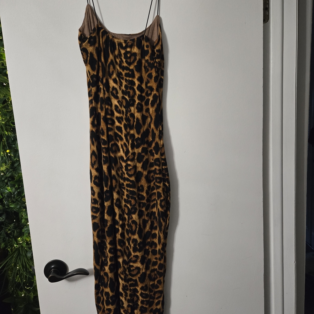 JLUXLABEL Leopard Print Midi Dress - Picture 2 of 4